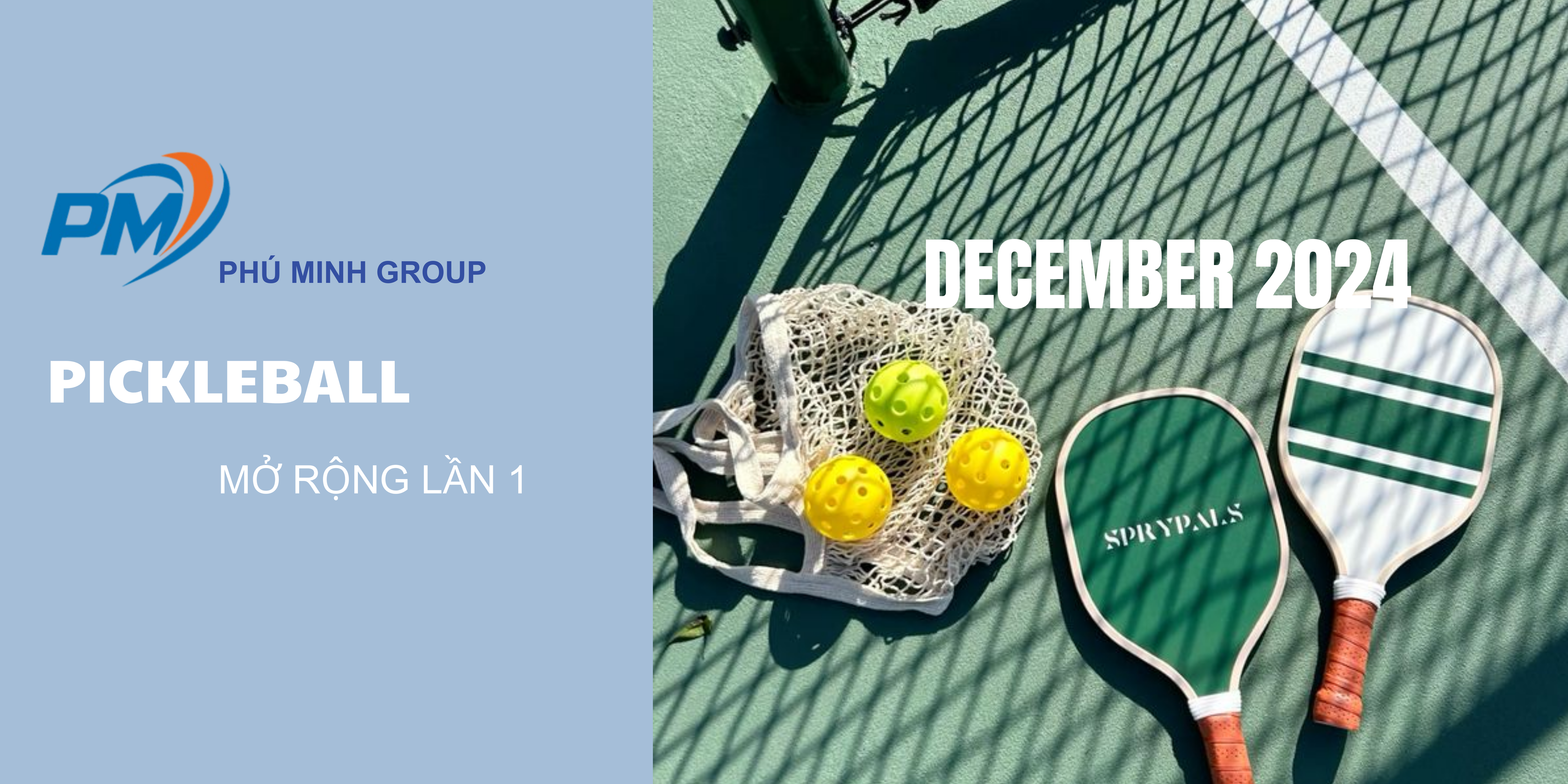 Phú Minh Group tổ chức giải Pickleball mở rộng