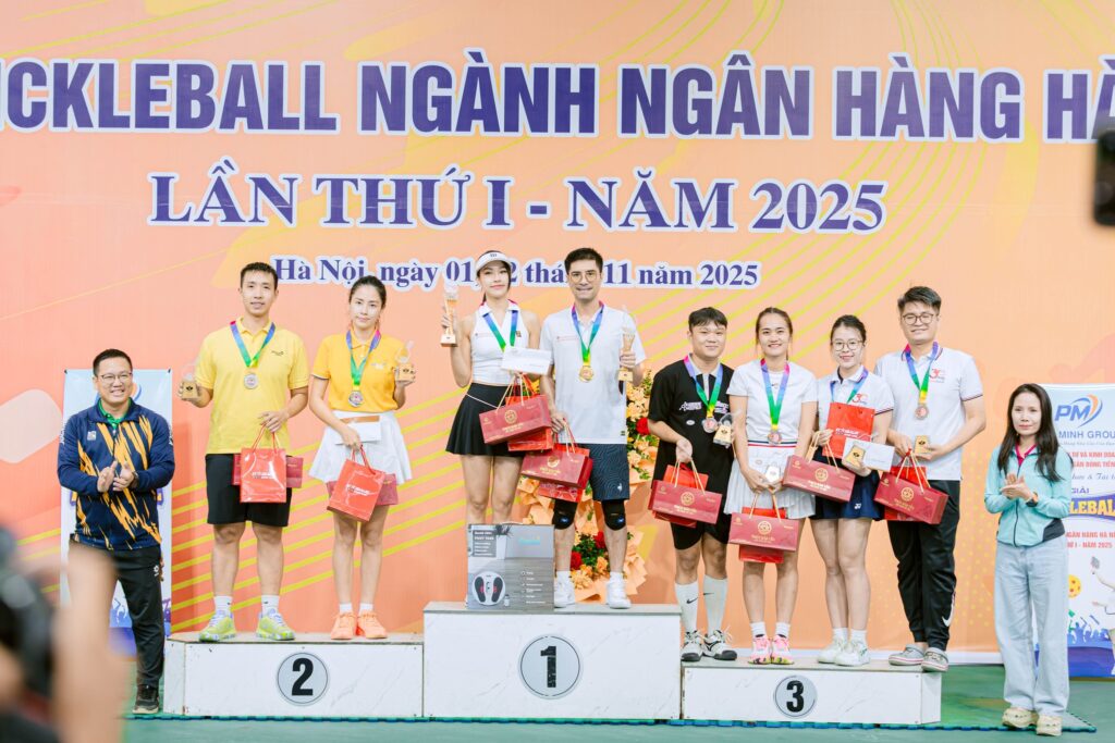 BẾ MẠC GIẢI PICKLEBALL NGÀNH NGÂN HÀNG HÀ NỘI LẦN THỨ NHẤT – NĂM 2025