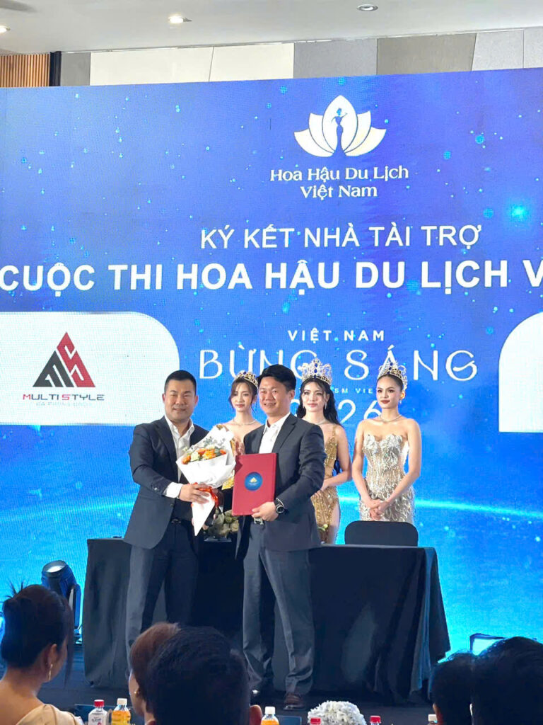 Phú Minh đồng hành lan tỏa vẻ đẹp Việt tại họp báo Hoa hậu Du lịch 2026