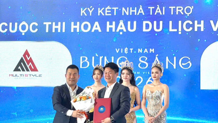 Phú Minh đồng hành lan tỏa vẻ đẹp Việt tại họp báo Hoa hậu Du lịch 2026
