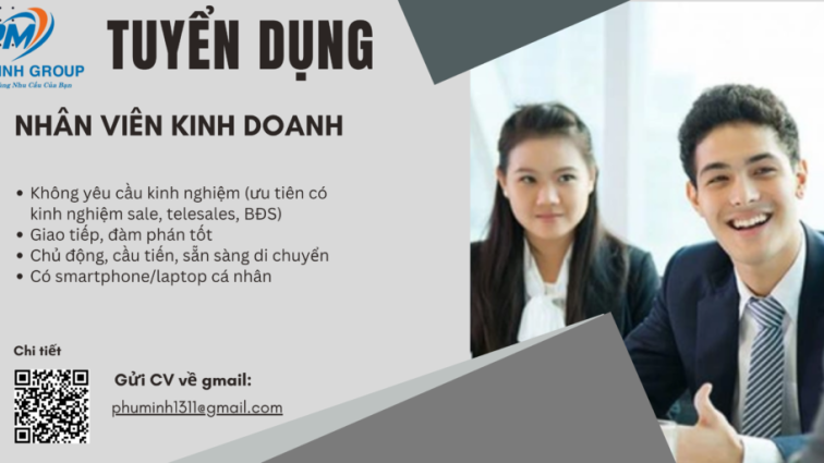Phú Minh Group – Tuyển Nhân viên Kinh doanh