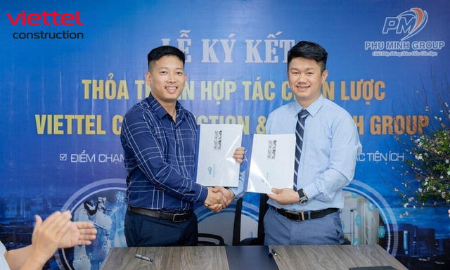 Phú Minh Group hợp tác với Viettel Construction hướng đến sự phát triển bền vững- Ảnh 1. Phú Minh Group hợp tác với Viettel Construction hướng đến sự phát triển bền vững- Ảnh 1.